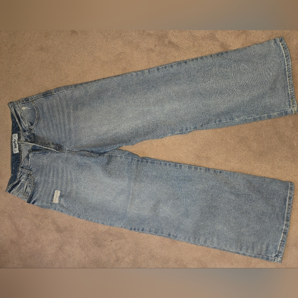 Indigo Rein Light Wide Leg Jeans- 9